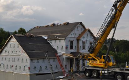 Blog - Modular Home assembly - P2 - End of Day 1